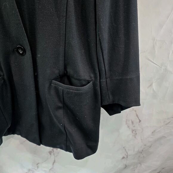 Cabi Blazer Womens 8 Medium Black Jacket Turner Knit Unstructured 3026 - Picture 4 of 12